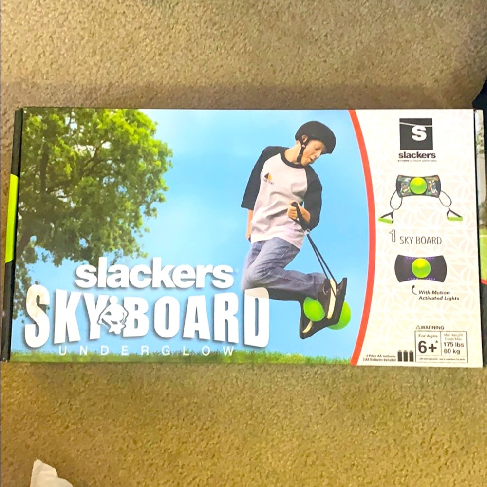 Brand new slackers sky board